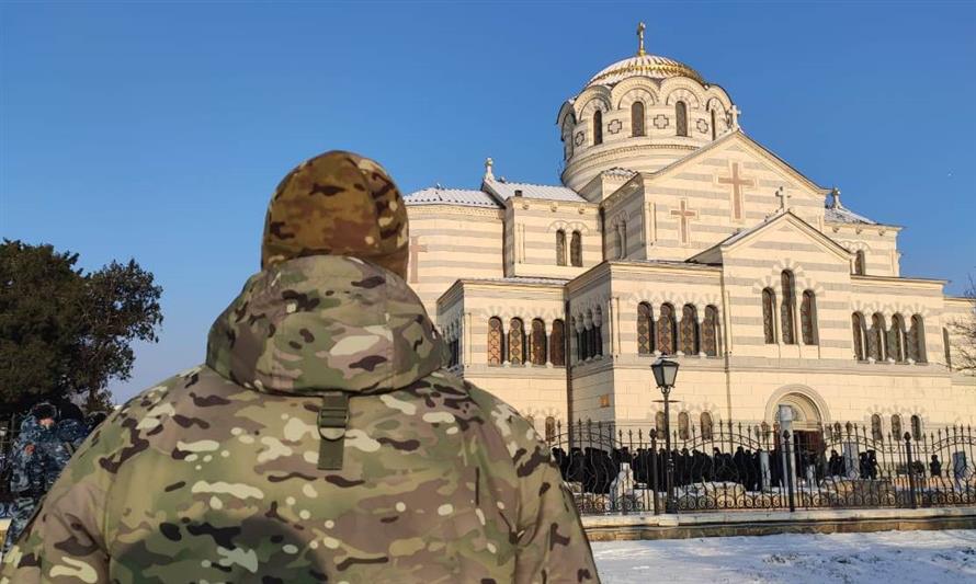 На юге России Росгвардия приняла участие в охране общественного порядка в период празднования Крещения Господня