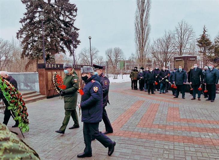 Росгвардейцы приняли участие в памятных мероприятиях, посвященных 78-й годовщине освобождения Воронежа от фашистских захватчиков   