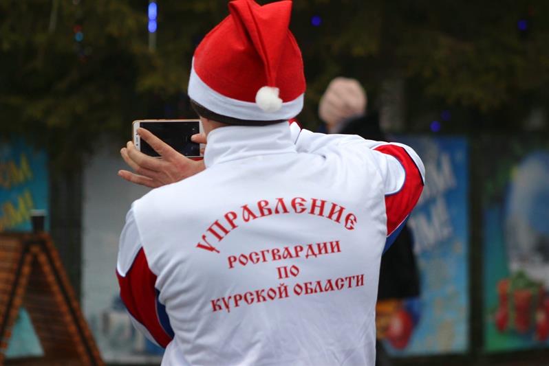 В Курске росгвардейцы поддержали городскую спортивную акцию 