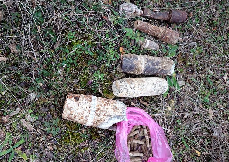В Севастополе сотрудники ОМОН Росгвардии обследовали несколько десятков боеприпаса времен Великой Отечественной войны