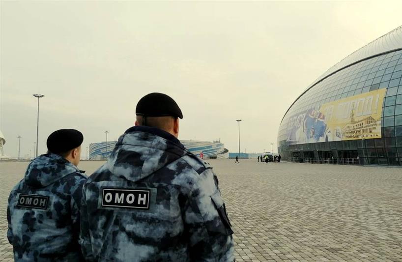 Росгвардейцы обеспечили правопорядок в период проведения хоккейных матчей в Сочи