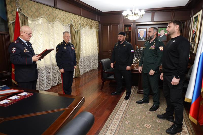Начальник Управления Росгвардии по Чеченской Республике награжден медалью «За заслуги»