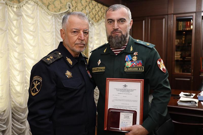 Начальник Управления Росгвардии по Чеченской Республике награжден медалью «За заслуги»
