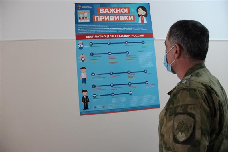 В Объединенной группировке войск (сил) проходит вакцинация личного состава 