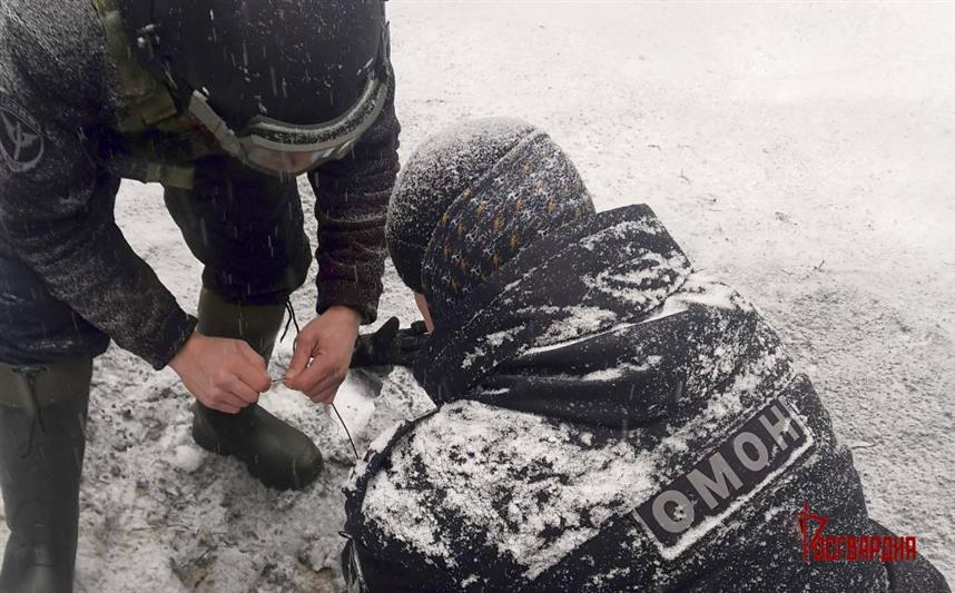 В Зауралье проходит учебный сбор взрывотехников спецподразделений Росгвардии (видео)