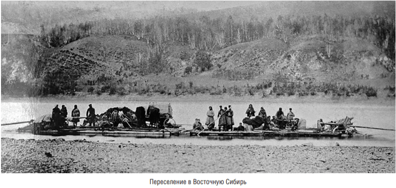 Переселение в восточную Сибирь