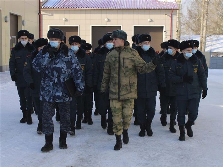 Кузбасские кадеты побывали в гостях у спецназа Росгвардии