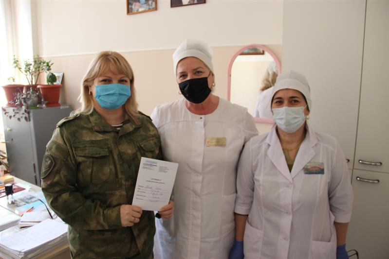 В Объединенной группировке войск (сил) проходит вакцинация личного состава 