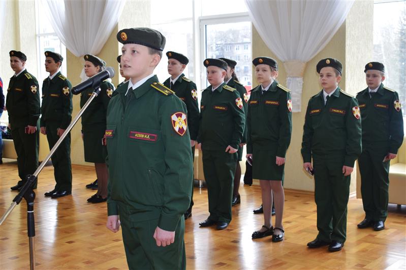 Специализированный класс Росгвардии открылся в Курске