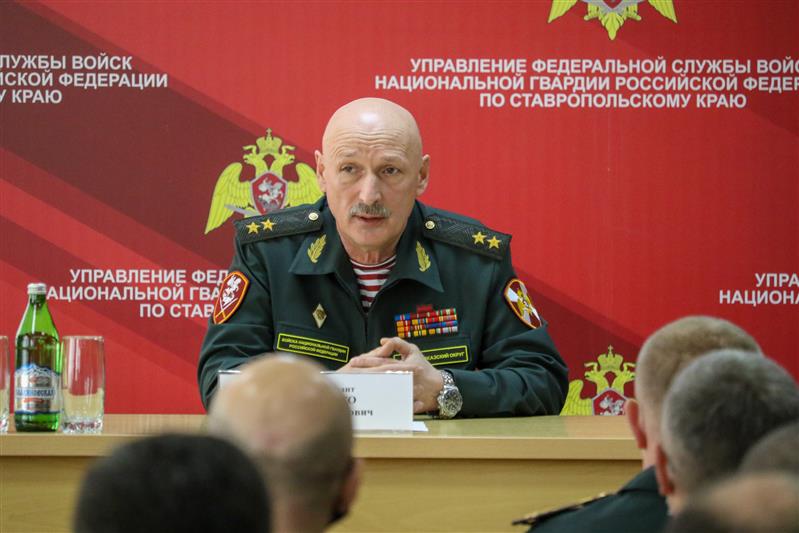 В Ставрополе представлен новый руководитель краевого управления Росгвардии 