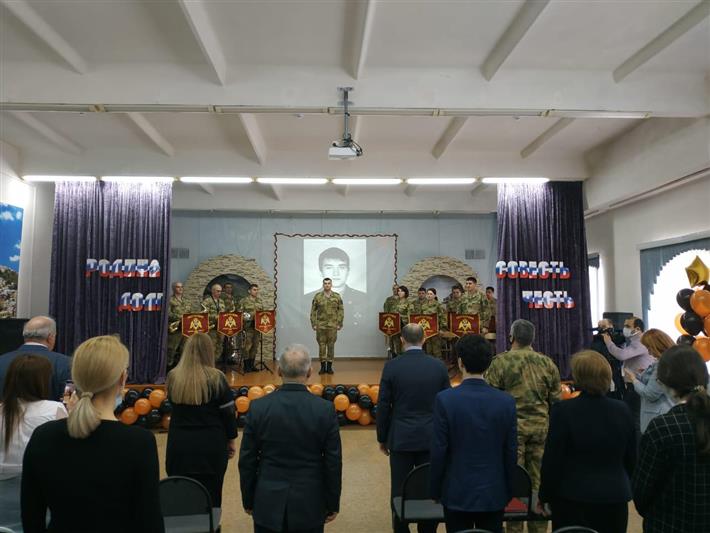 В Дагестане почтили память павшего воина правопорядка
