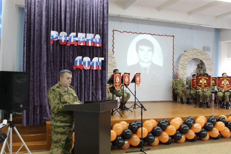 В Дагестане почтили память павшего воина правопорядка
