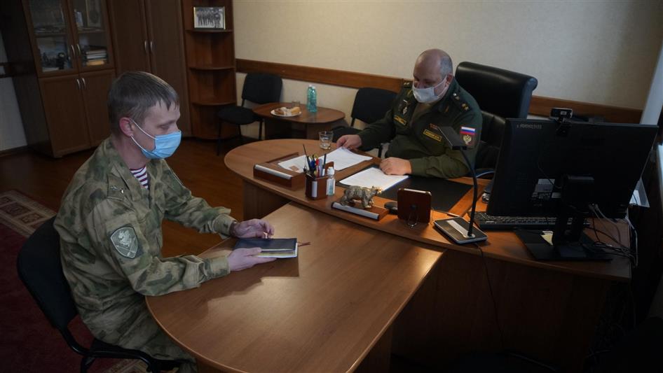 Представители Главной военной прокуратуры приняли участие в Едином дне правовых знаний в управлении Сибирского округа Росгвардии 