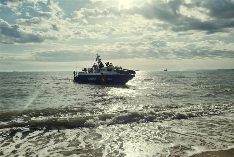 Моряки Росгвардии в Керчи приняли участие в реконструкции событий легендарной десантной операции периода Великой Отечественной войны