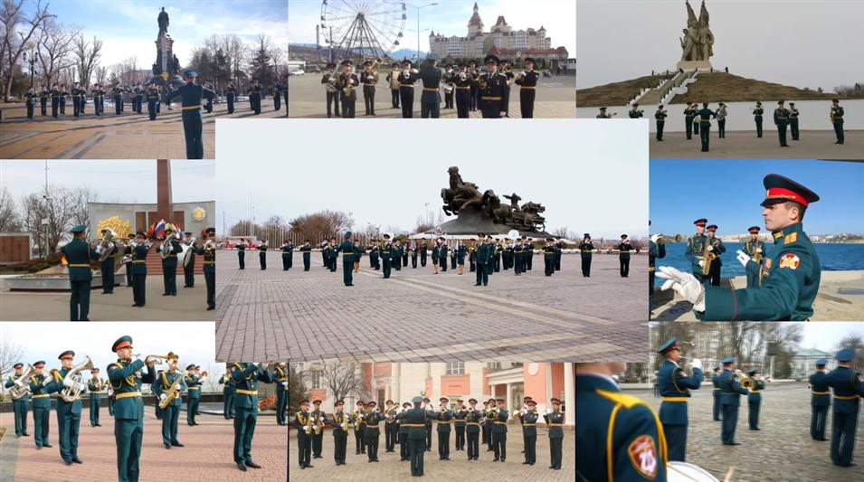 Музыканты Южного округа Росгвардии записали видео ко дню военно-оркестровой службы