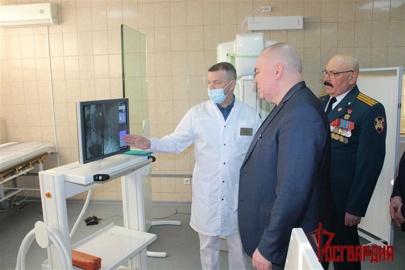 В 5-м военном клиническом госпитале Росгвардии состоялись мероприятия в рамках празднования Дня защитника Отечества (видео)
