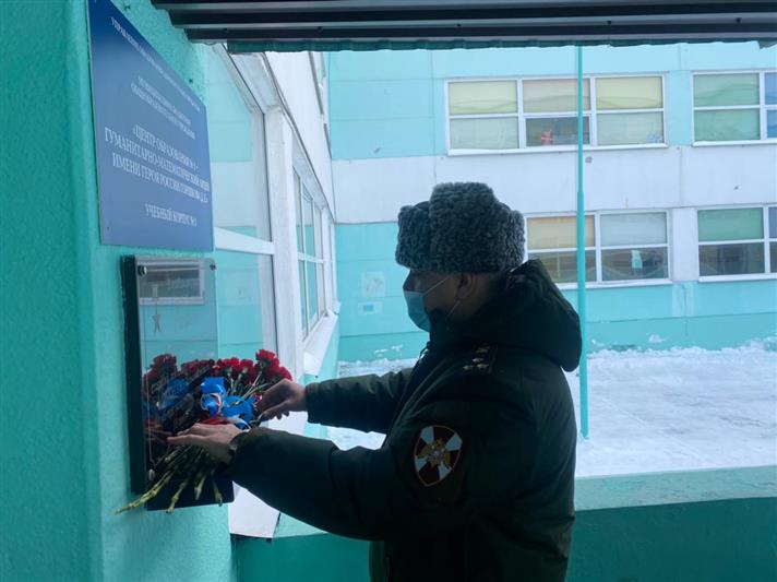 Память погибшего омоновца почтили в Туле