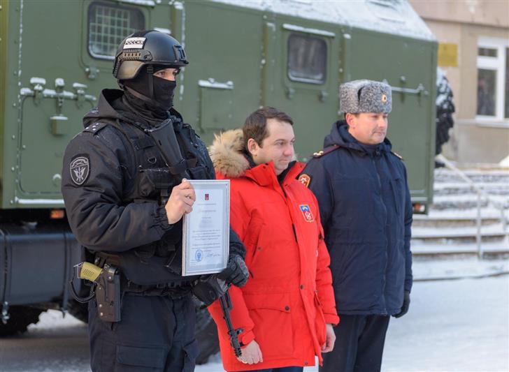 Губернатор Мурманской области поздравил с наступающим Днём защитника Отечества личный состав тероргана Росгвардии