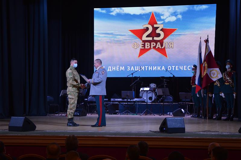 Торжественное мероприятие по случаю Дня защитника Отечества прошло в дивизии имени Дзержинского