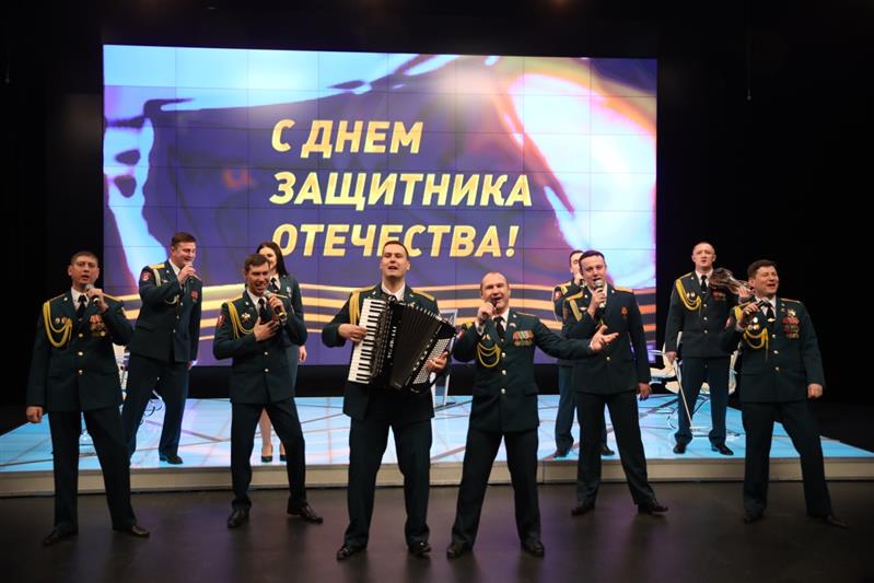 Руководитель чеченского Управления Росгвардии принял участие в ток-шоу, посвященному Дню защитника Отечества