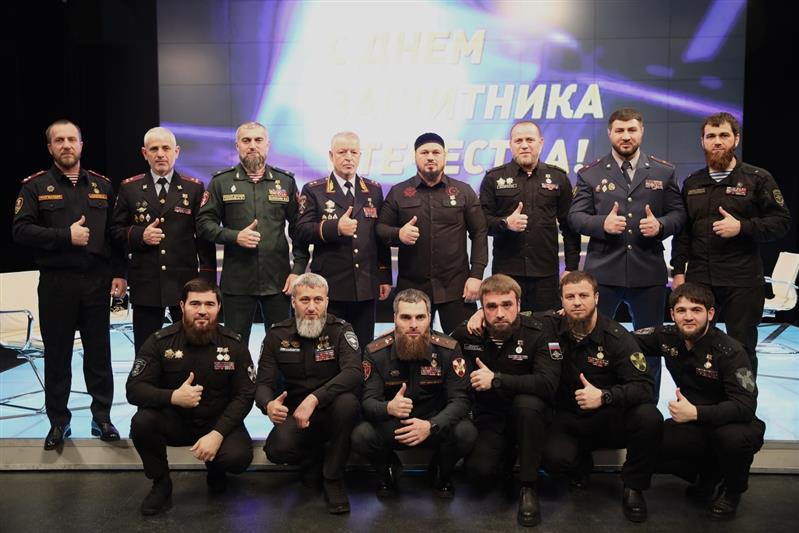 Руководитель чеченского Управления Росгвардии принял участие в ток-шоу, посвященному Дню защитника Отечества