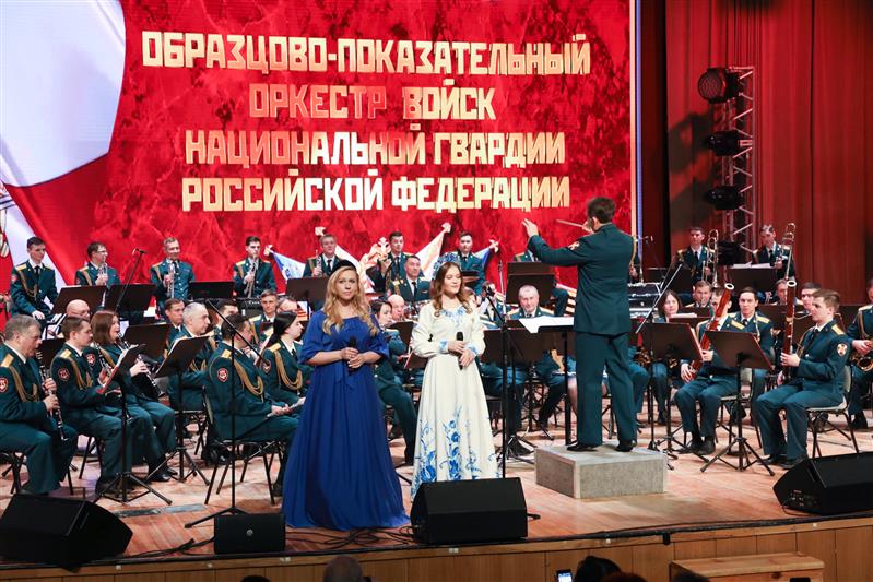 Образцово-показательный оркестр Росгвардии дал  благотворительный концерт для военных врачей и специалистов института имени Н.Ф. Гамалеи
