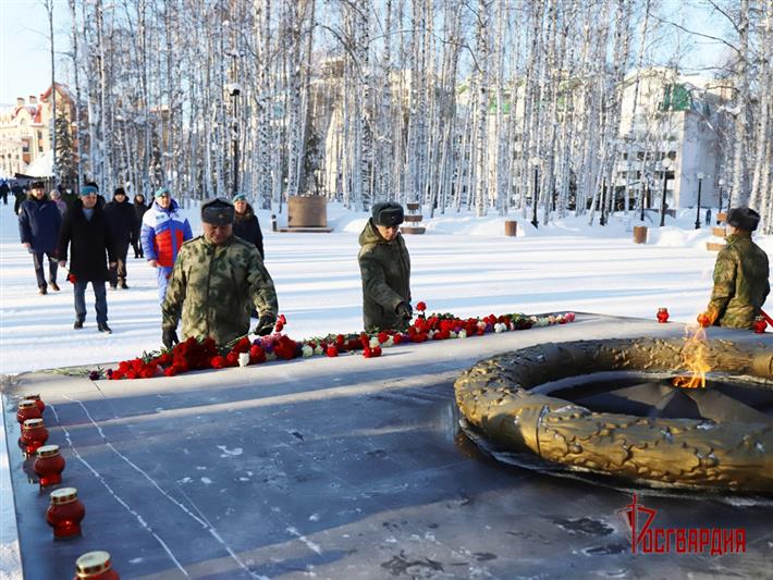 В Уральском округе Росгвардии проходят мероприятия, посвященные победе в Сталинградской битве (видео)