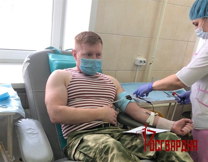 Росгвардейцы из Курганской области присоединились к донорской акции «От сердца к сердцу»