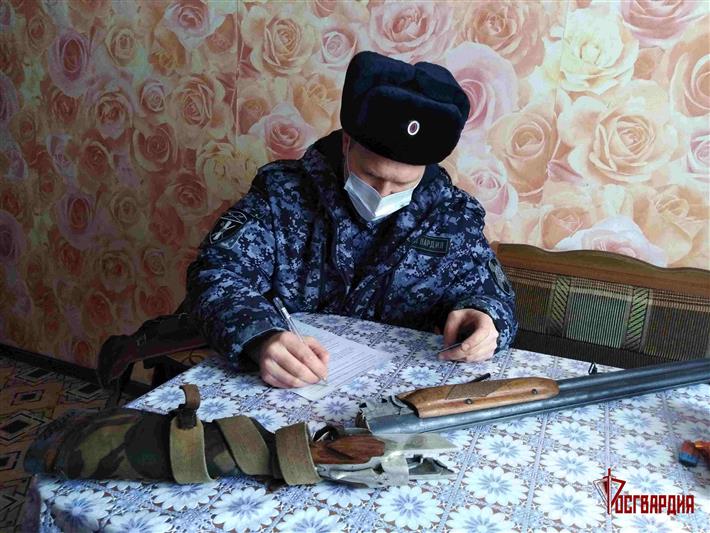 Сотрудники Росгвардии в Зауралье провели профилактическое мероприятие «Ружье» (видео)