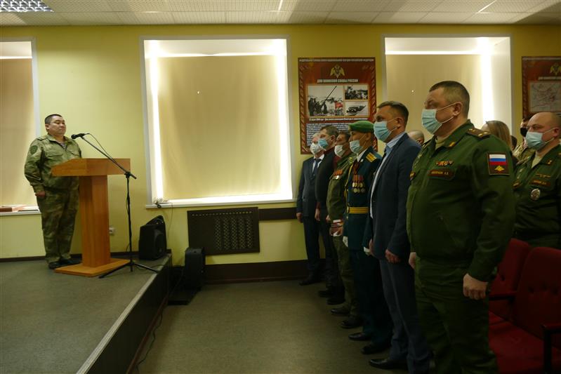 Переходящий вымпел лучшей воинской части Омского гарнизона вручен коллективу Росгвардии