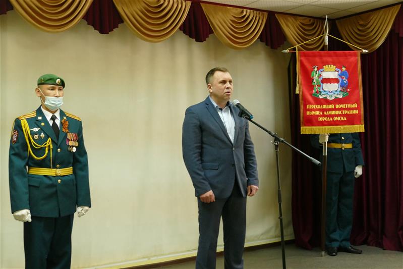 Переходящий вымпел лучшей воинской части Омского гарнизона вручен коллективу Росгвардии