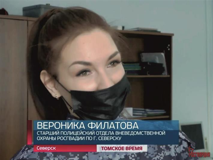 «Леди в погонах» Росгвардии рассказали о своей службе журналистам Томской области 