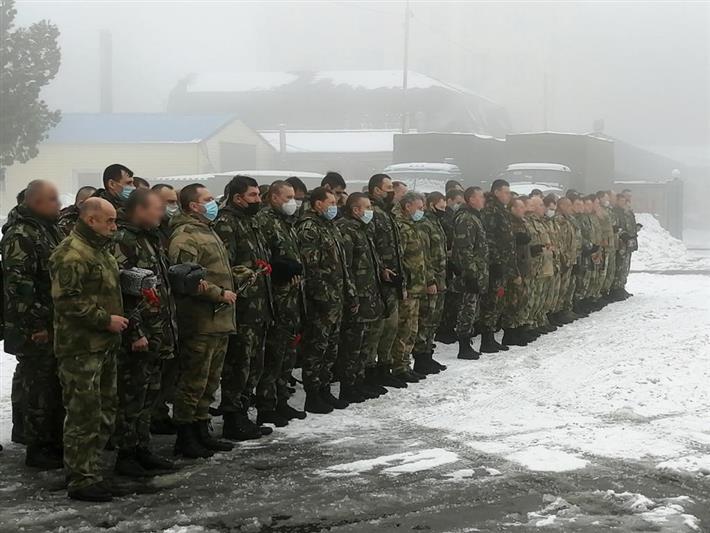 В Ставрополе сотрудники ОМОН почтили память погибшего боевого товарища