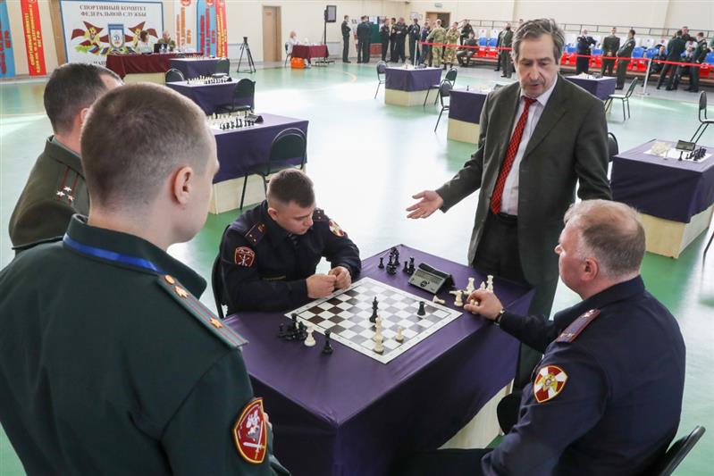 В Росгвардии состоялось первенство по шахматам