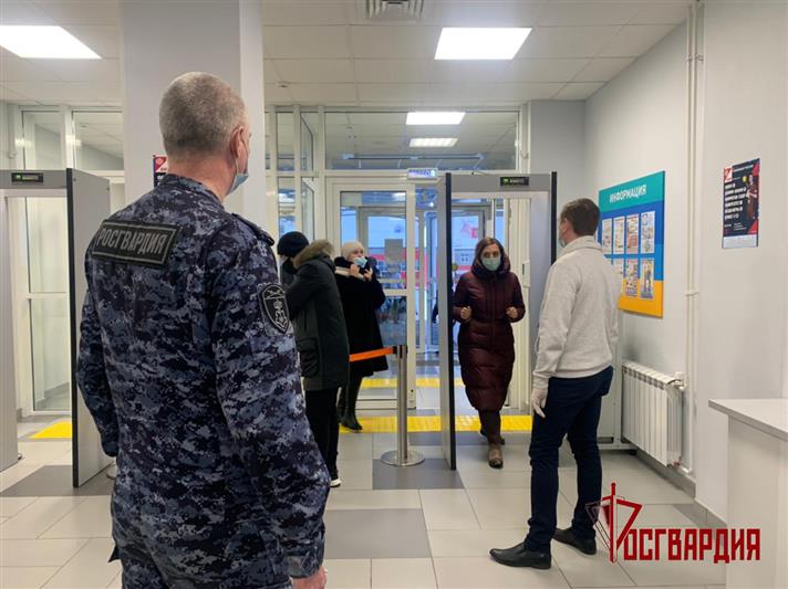 Росгвардия обеспечивает правопорядок на чемпионате России по волейболу в Лабытнанги