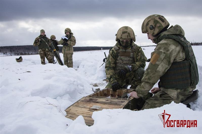 В Уральском округе  Росгвардии состоялся сбор арткорректировщиков спецназа (видео)
