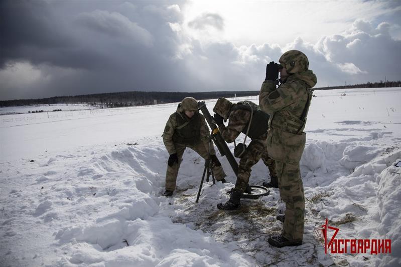 В Уральском округе  Росгвардии состоялся сбор арткорректировщиков спецназа (видео)