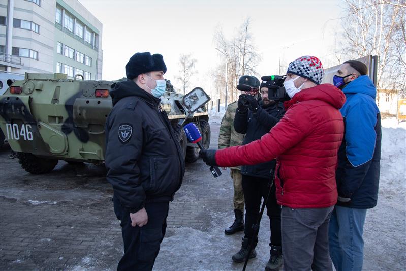 «Журналистский десант» высадился в спецподразделения Управления Росгвардии по Нижегородской области