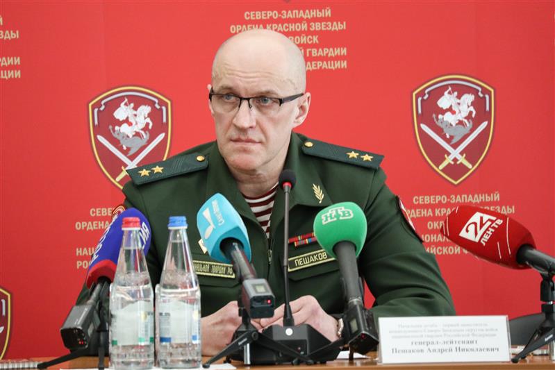  В Северо-Западном округе Росгвардии прошла итоговая пресс-конференция 