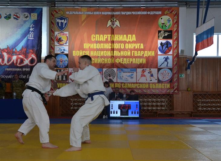 В Тольятти состоялся чемпионат Приволжского округа Росгвардии по дзюдо 