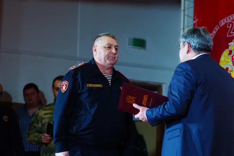 В Управлении Росгвардии по Кабардино-Балкарской Республике состоялись праздничные мероприятия, посвященные юбилею ведомства
