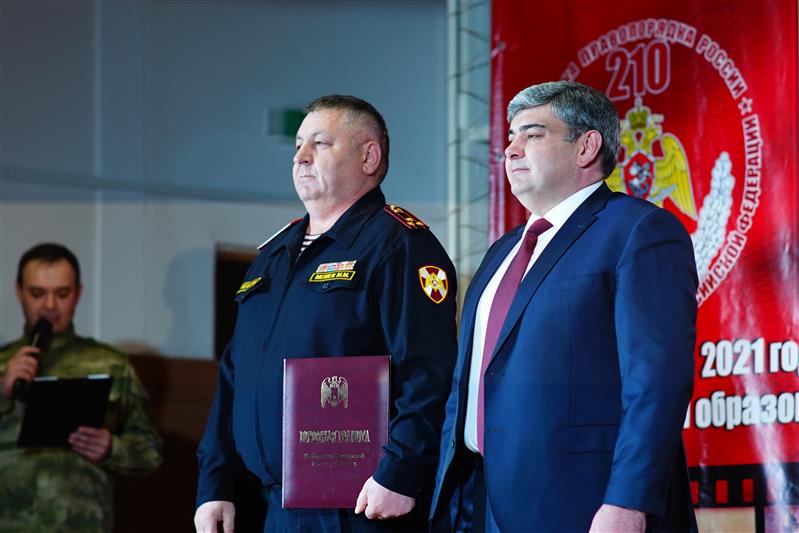 В Управлении Росгвардии по Кабардино-Балкарской Республике состоялись праздничные мероприятия, посвященные юбилею ведомства