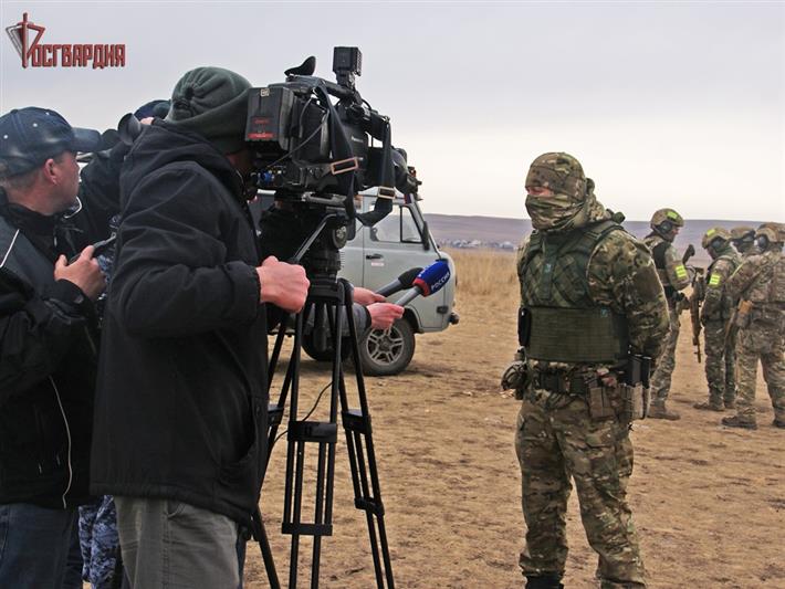 Журналисты побывали на тренировке спецподразделений Управления Росгвардии по Республике Хакасии
