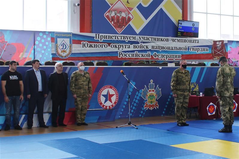 В Армавире определились лучшие дзюдоисты Южного округа Росгвардии