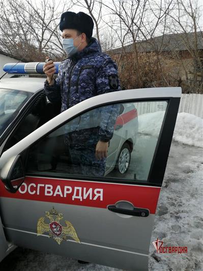 Росгвардеец задержал жителя Тамбовской области, который пытался уклониться от назначенного судом наказания
