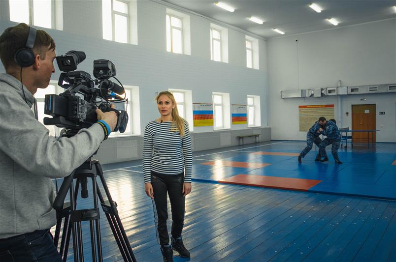 Журналист ТРК «Экспресс» посетила пензенское управление вневедомственной охраны Росгвардии