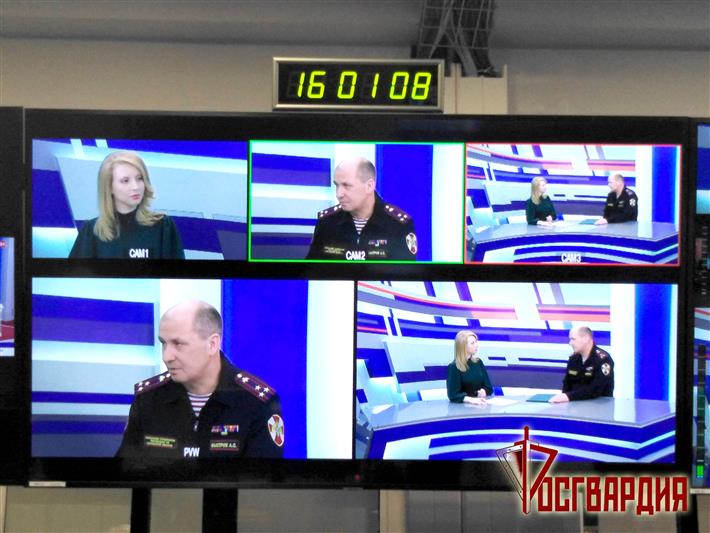 Начальник Управления Росгвардии по Курганской области выступил в радиоэфире и на телеканале ВГТРК «Россия 1»
