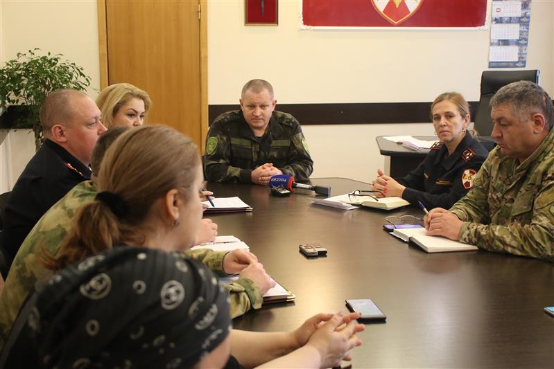 В Управлении Росгвардии по Кабардино-Балкарской Республике состоялась пресс-конференция начальника тероргана и его заместителей