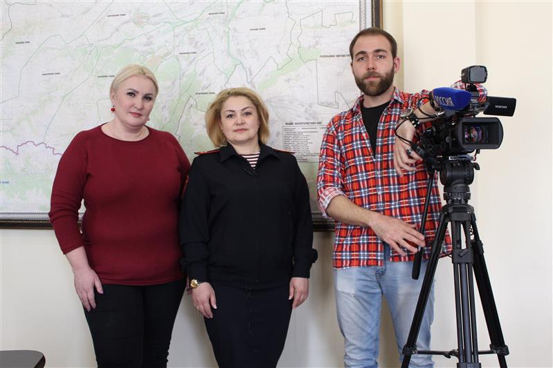 В Кабардино-Балкарии журналисты телеканала «Россия 24» посетили территориальное Управление Росгвардии