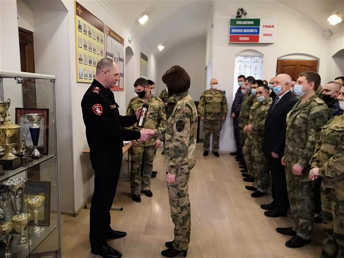 В Южном округе Росгвардии прошли мероприятия к Международному женскому дню